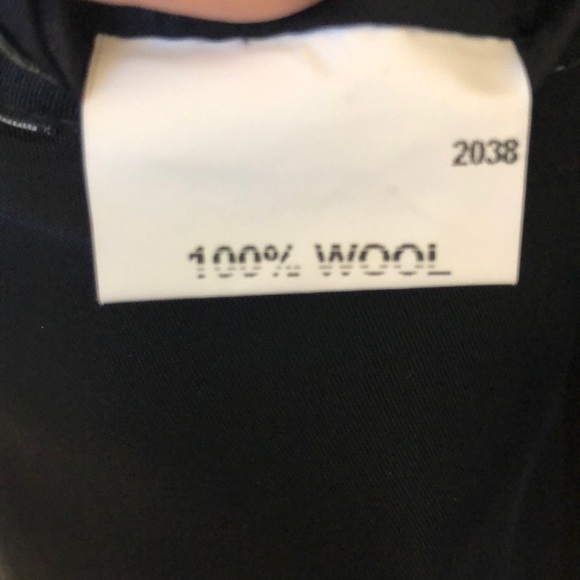 Full Length Charcoal Wool Topcoat - Picture 4 of 5